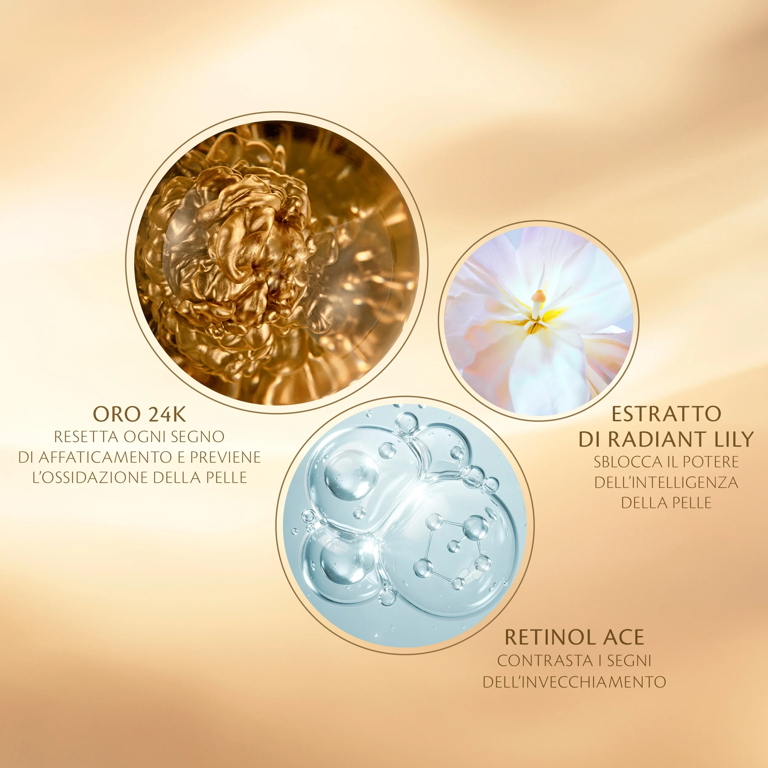 Zlatni dragocjeni zlatni serum za vitalnost - Serum za lice protiv bora