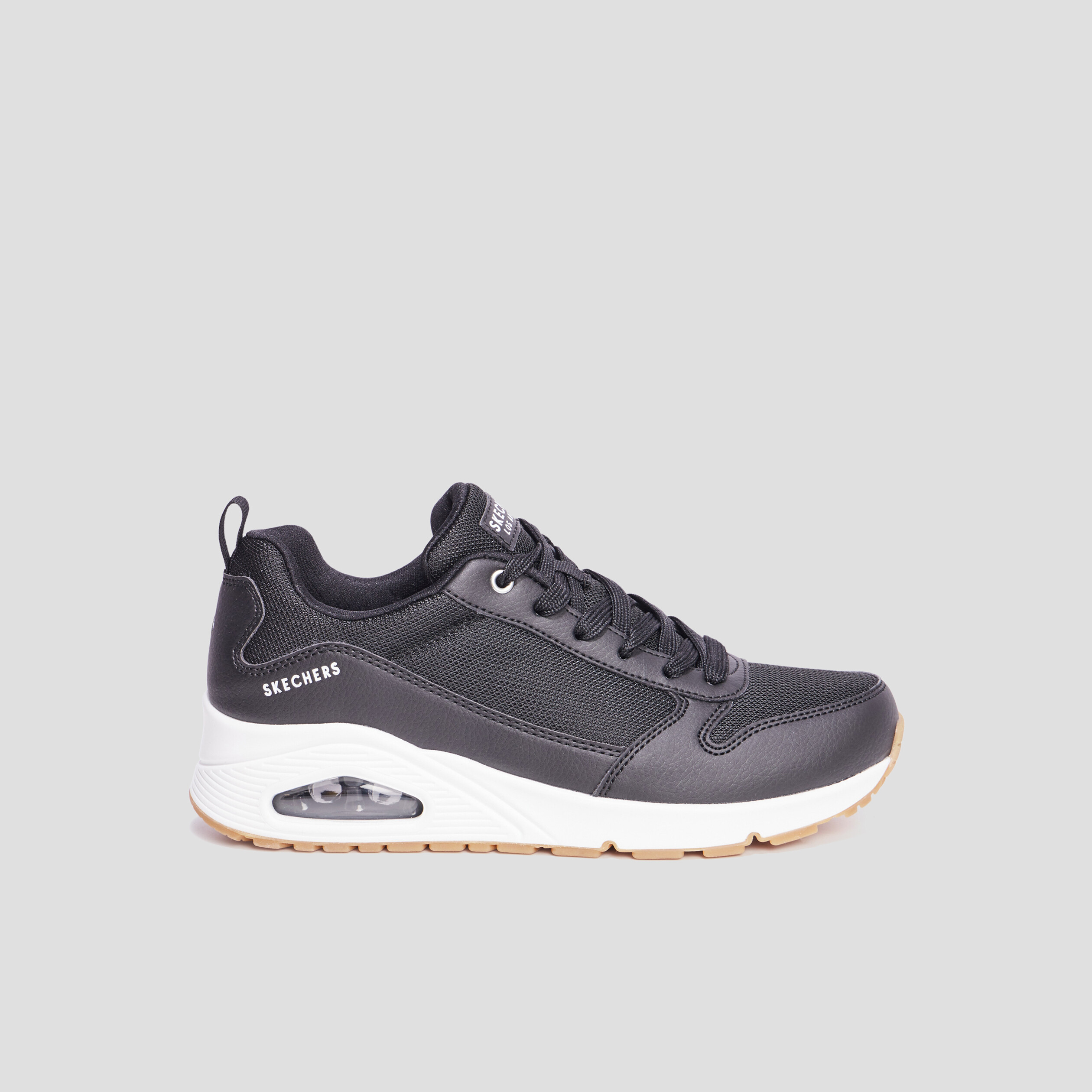 Baskets running mémoire forme Skechers noir femme | La Halle
