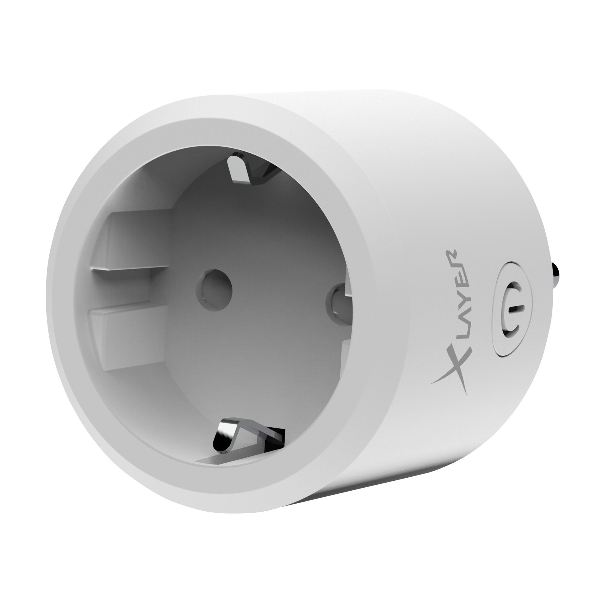 XLAYER WLAN-Steckdose WLAN XLayer Smart Echo Single Weiß
