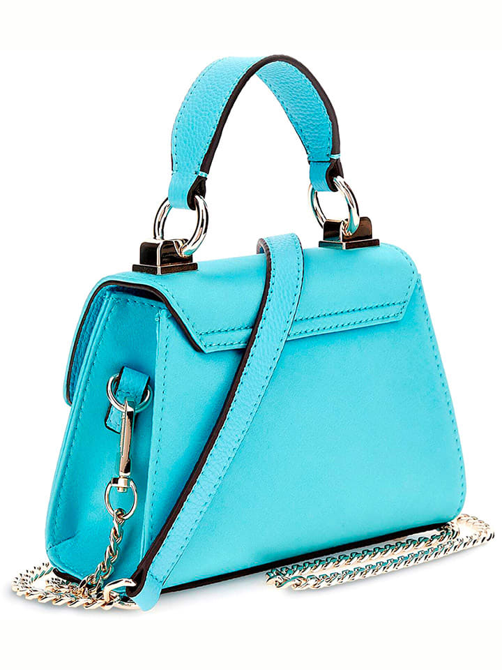 Guess Henkeltasche in Türkis - (B)19 x (H)12 x (T)7 cm günstig kaufen onesize