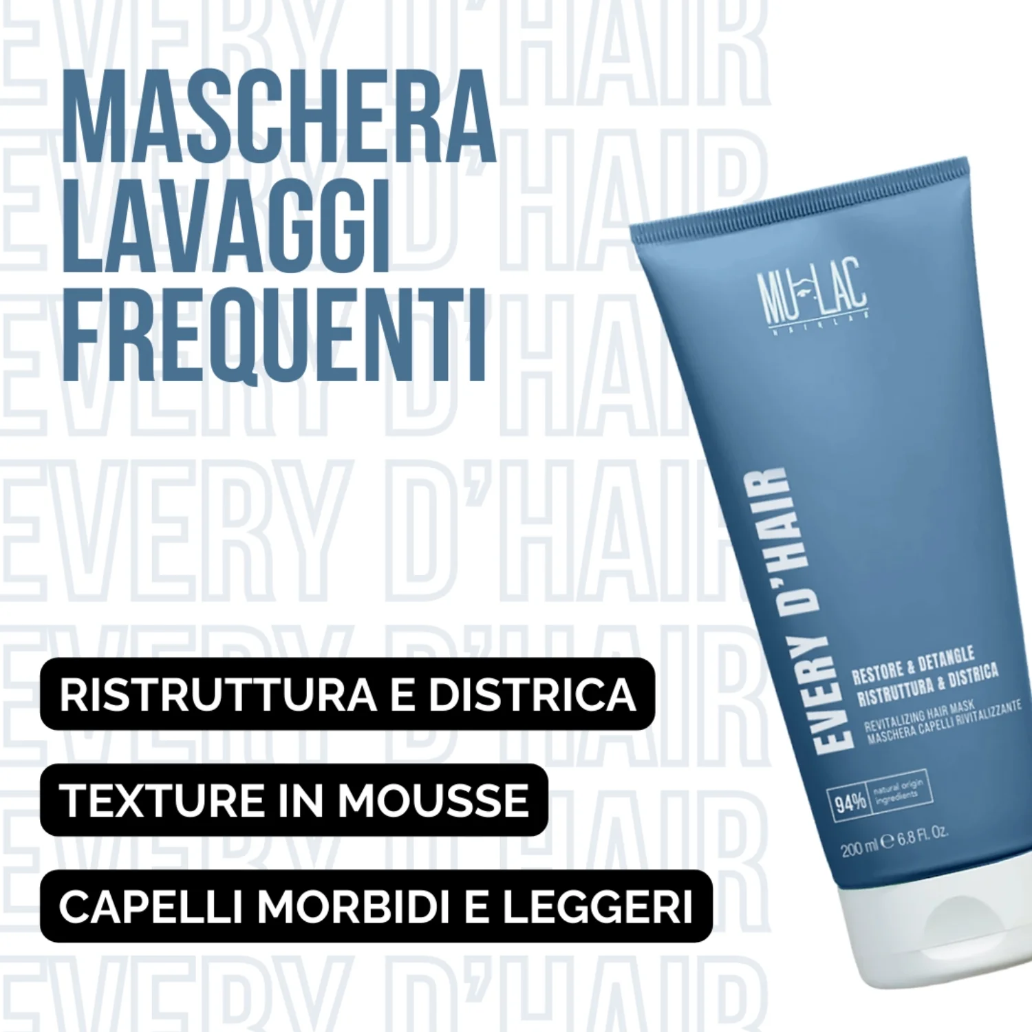 Hairlab SVAKA KOSA RESTRUKTURIRA I RASPEŠAVA - Revitalizirajuća maska za kosu - Revitalizirajuća maska za kosu