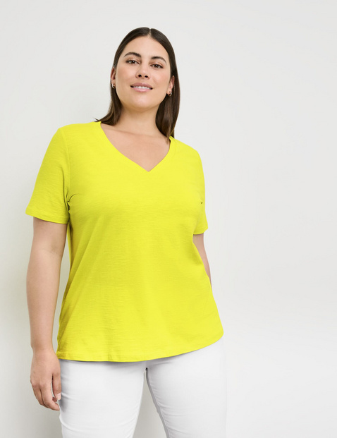 V-Shirt aus Bio-Baumwolle