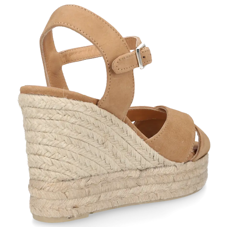 CASTAÑER - Sandalen BLAUDELL Veloursleder - beige