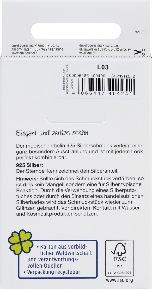 Creolen 925 Silber mit Strasssteinen, 2 St