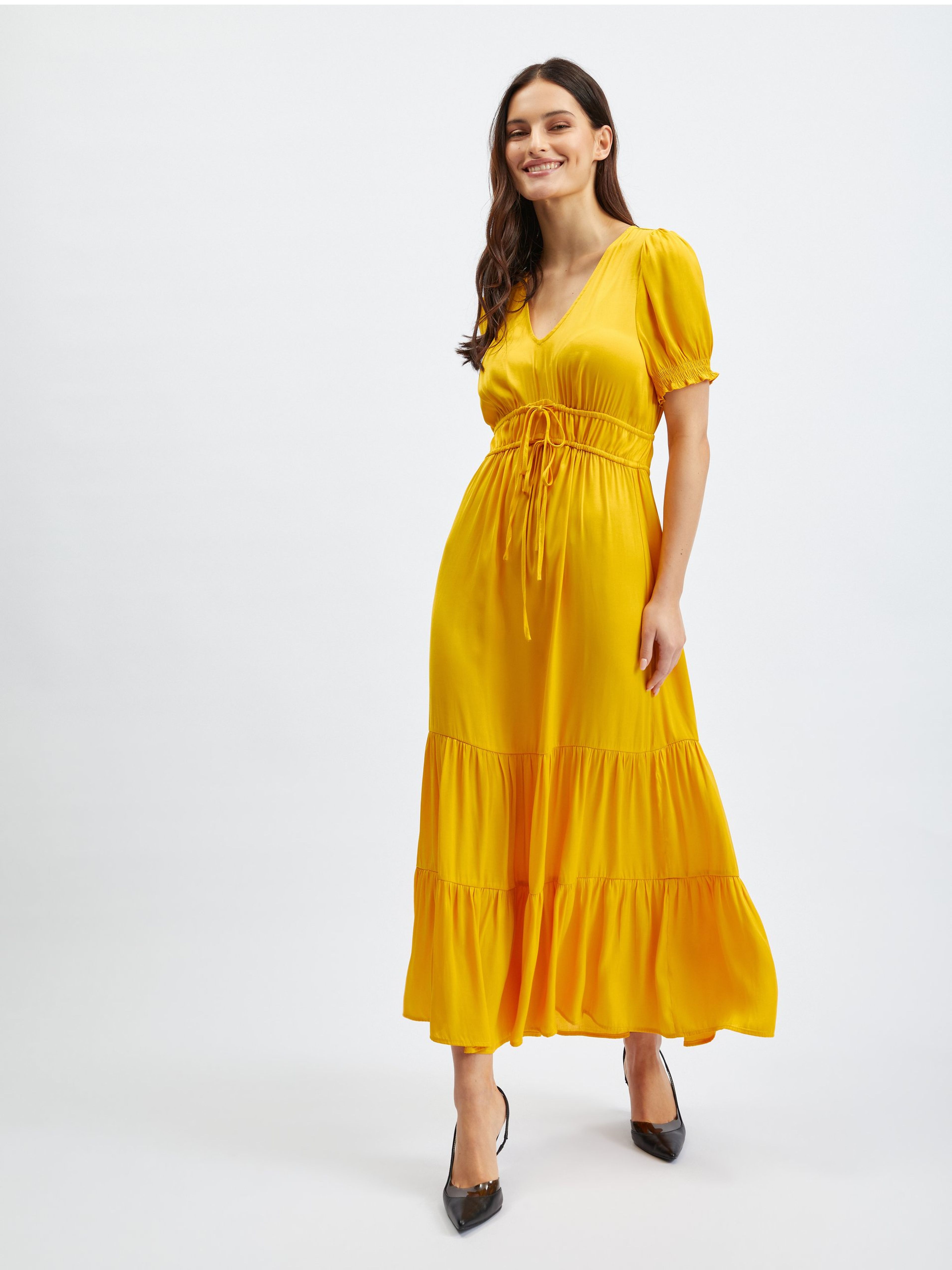 Gelbes Damenkleid ORSAY