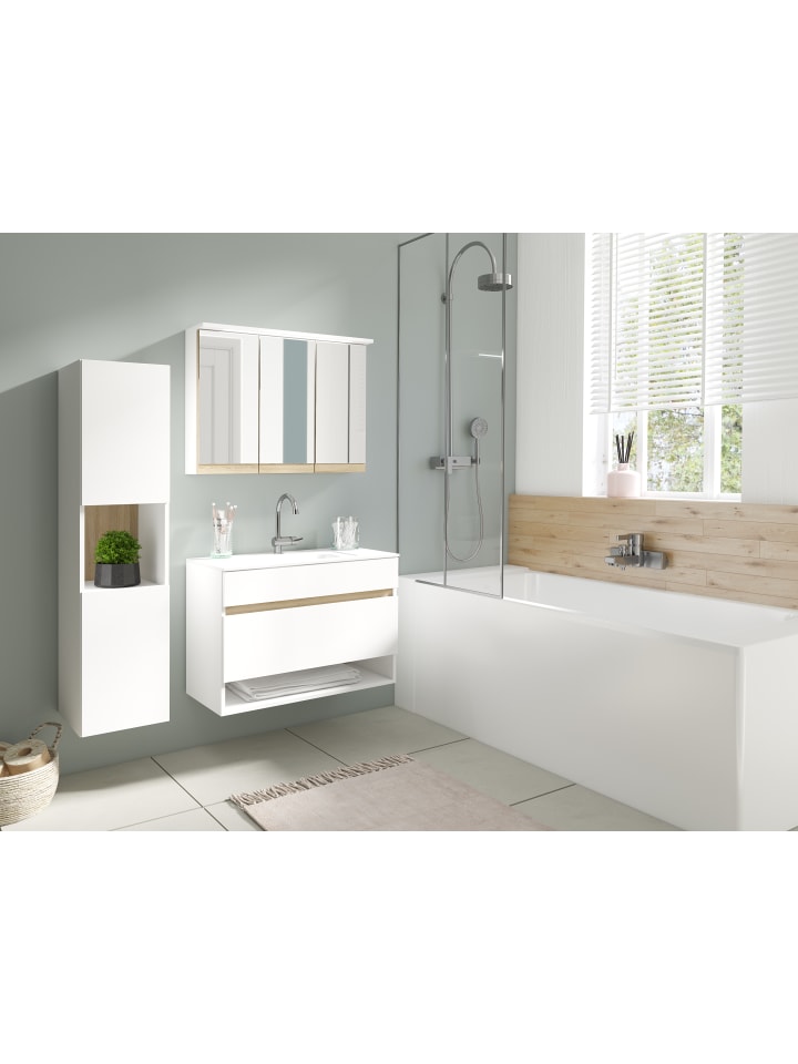 byLiving Waschtisch Marino in Weiß - (B) 80 x (H) 56 x (T) 40 cm günstig kaufen onesize
