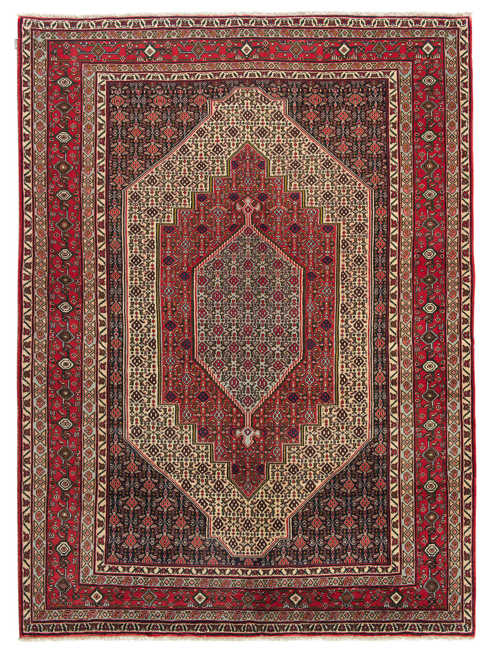 Senneh ca. 179 x 242 cm, Unikat / Einzelstück