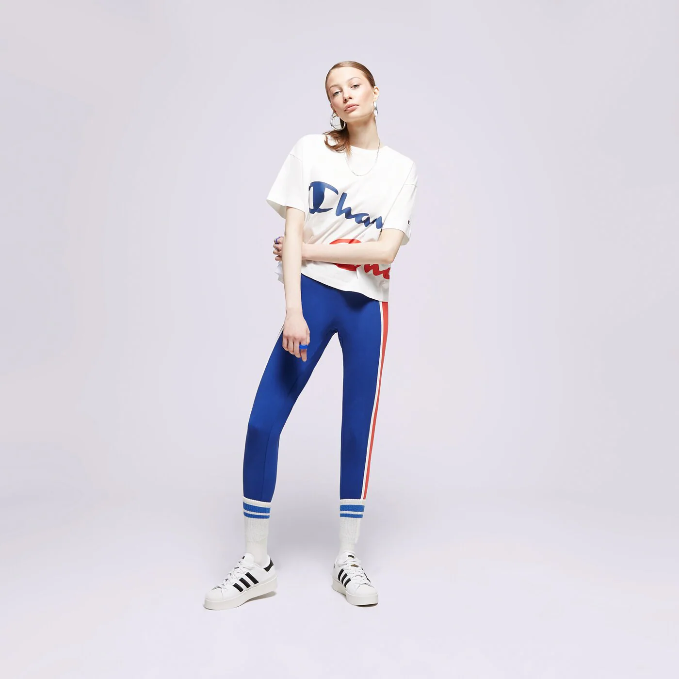 CHAMPION CROP LEGGINGS Dunkelblau