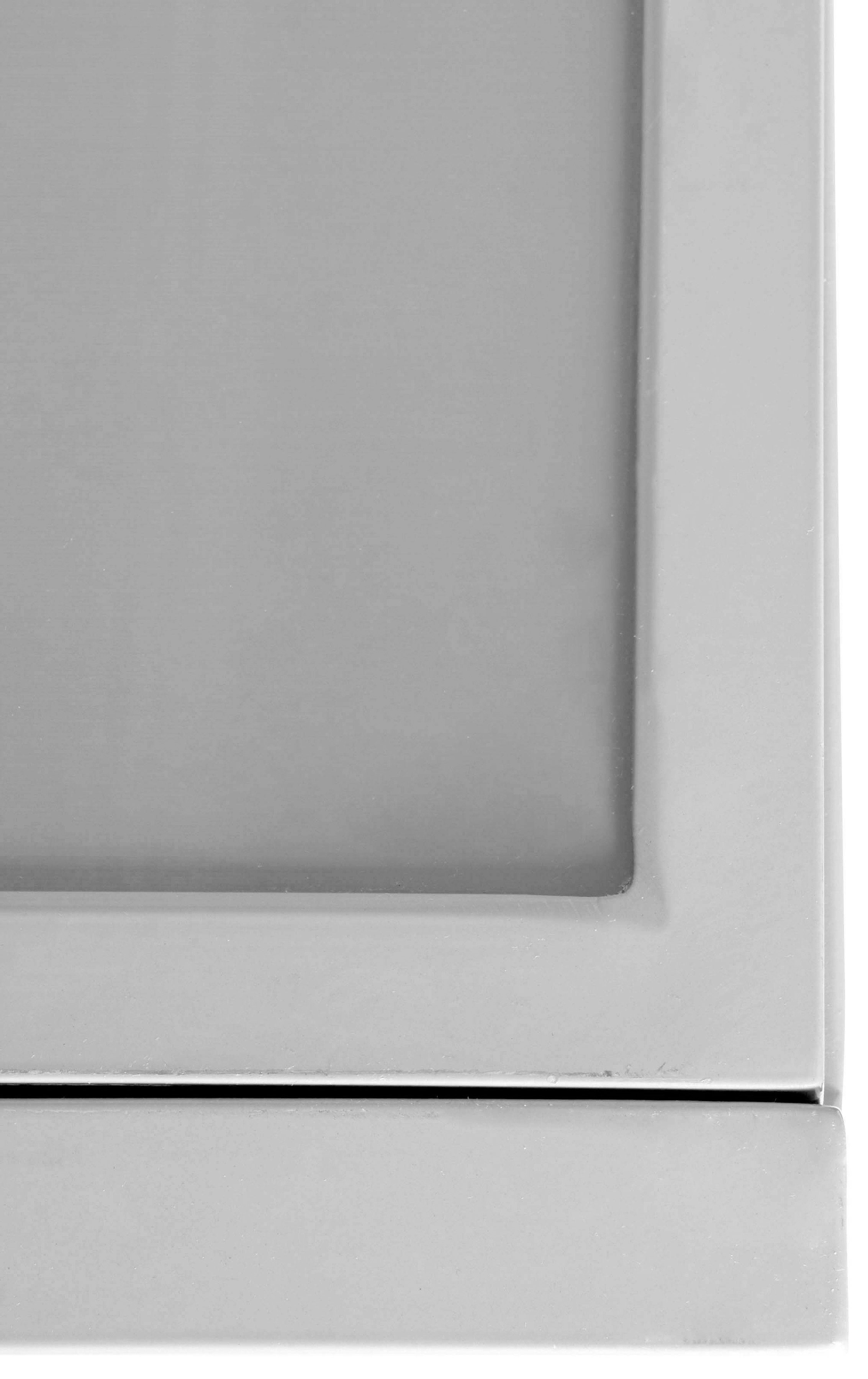 MERXX Garten-Essgruppe Amalfi, (7-tlg), 6 Sessel, Tisch ausziehbar 90x140-200 cm, Alu/Textil