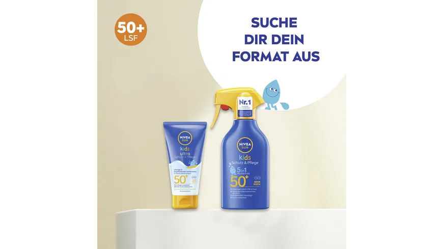 Nivea SUN kids ultra Schutz & Pflege LSF50+ 150 ml