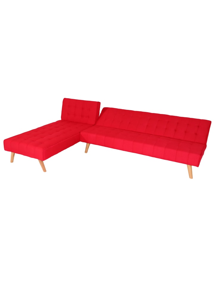 MCW Ecksofa K38 Liegefläche links/rechts, Rot günstig kaufen onesize