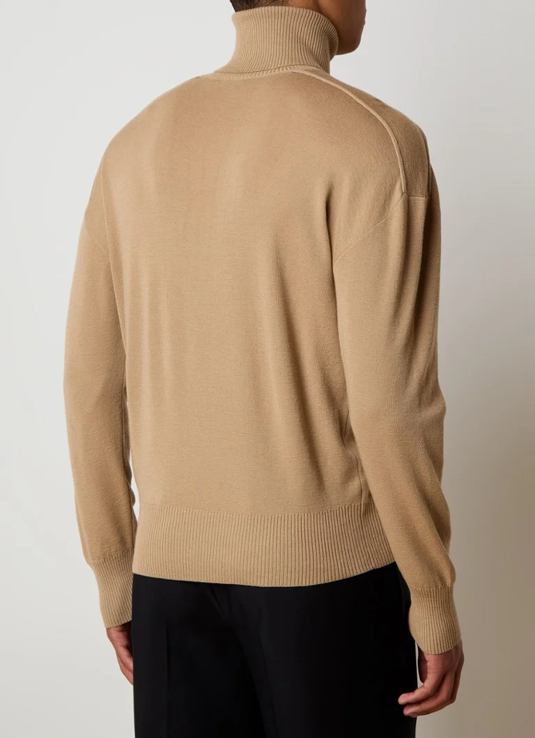Burberry Fine-knit wool sweater with turtleneck