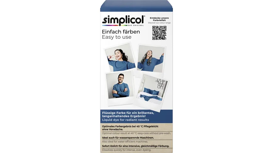 simplicol Textilfarbe intensiv Opal-Petrol 150 ml