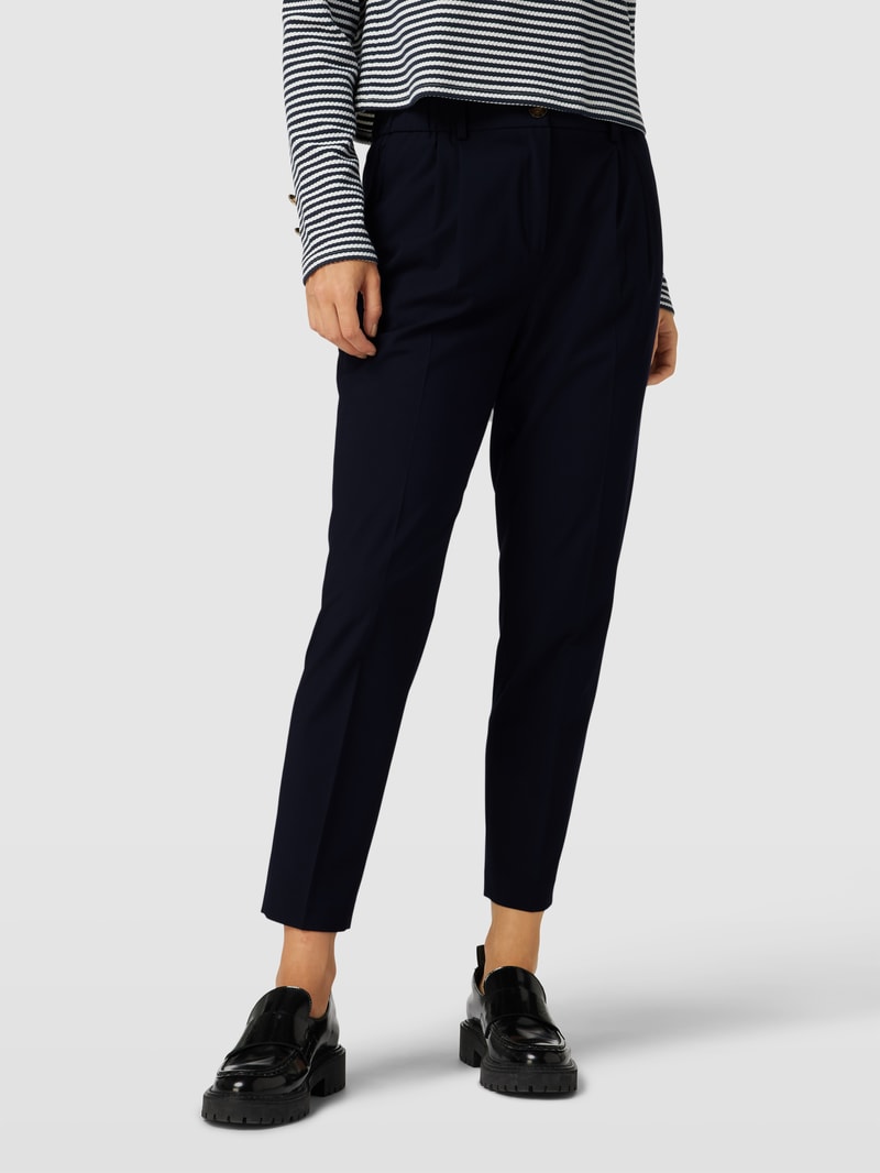 Stoffhose mit Viskose-Anteil in marineblau