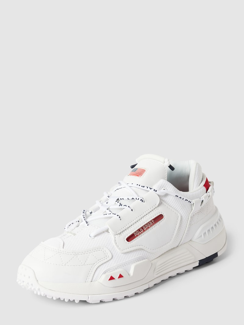 Sneaker mit Label-Detail in weiß