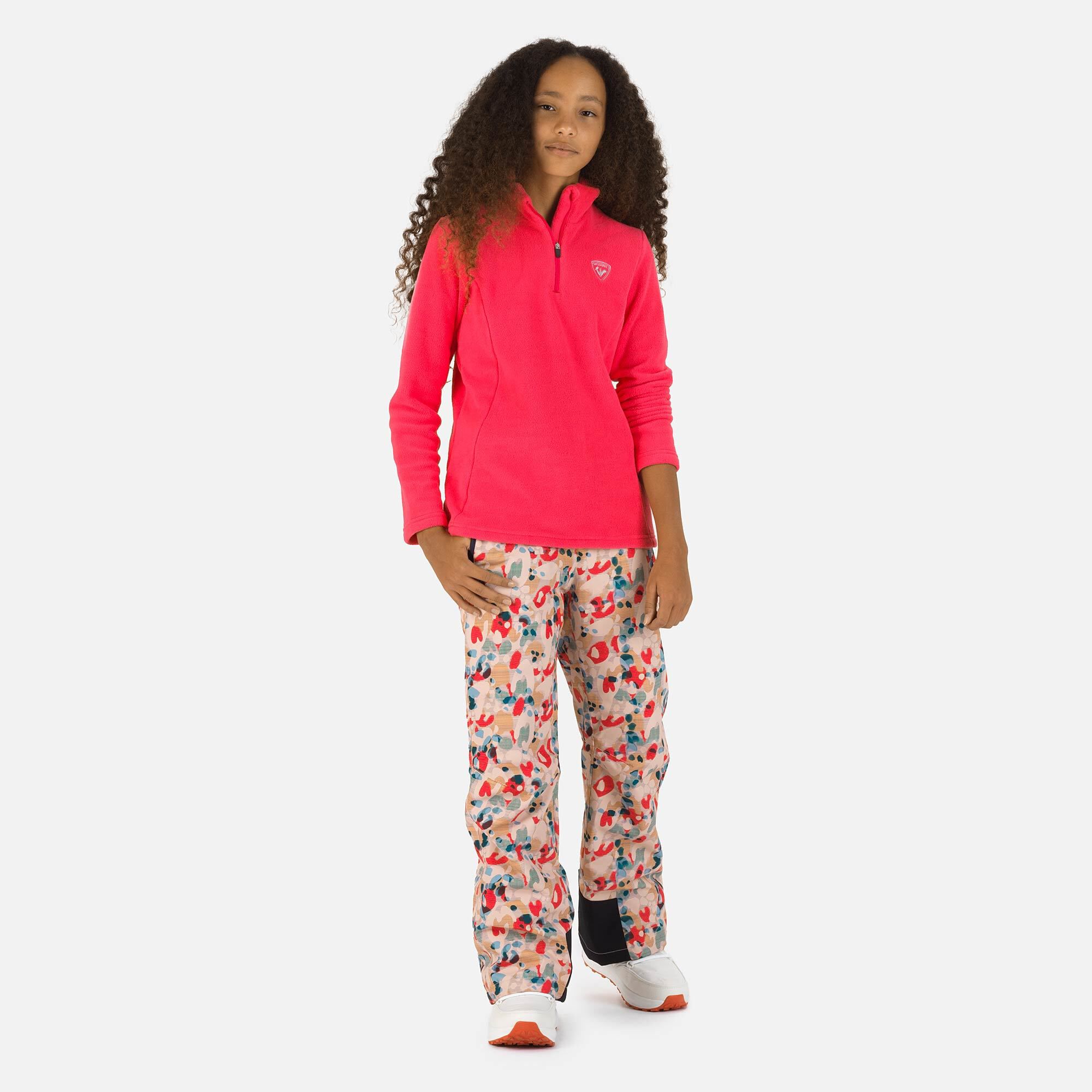 Haut en polaire demi-zip Fille