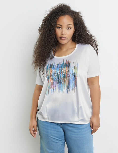 Shirt mit Satinfront