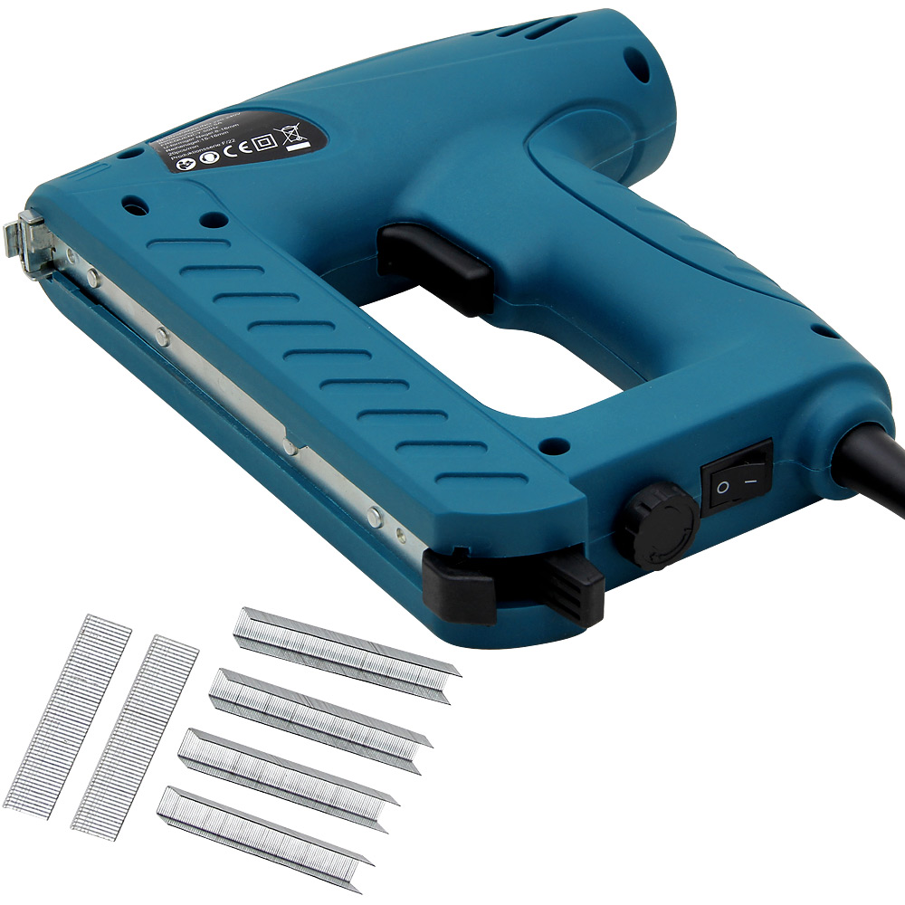 Casaria Deuba Elektrotacker  400 Klammern 100 Nägel