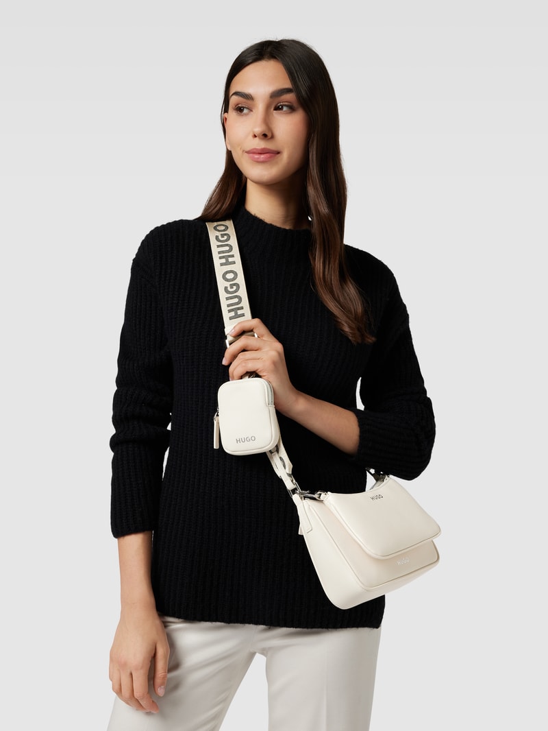 Handtasche mit abnehmbaren Mini-Bags Modell 'Bel Multi Cross' in ecru