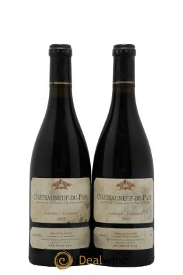 Châteauneuf-du-Pape Domaine Tardieu-Laurent Famille Tardieu  1998 - Lot de 2 Bouteilles