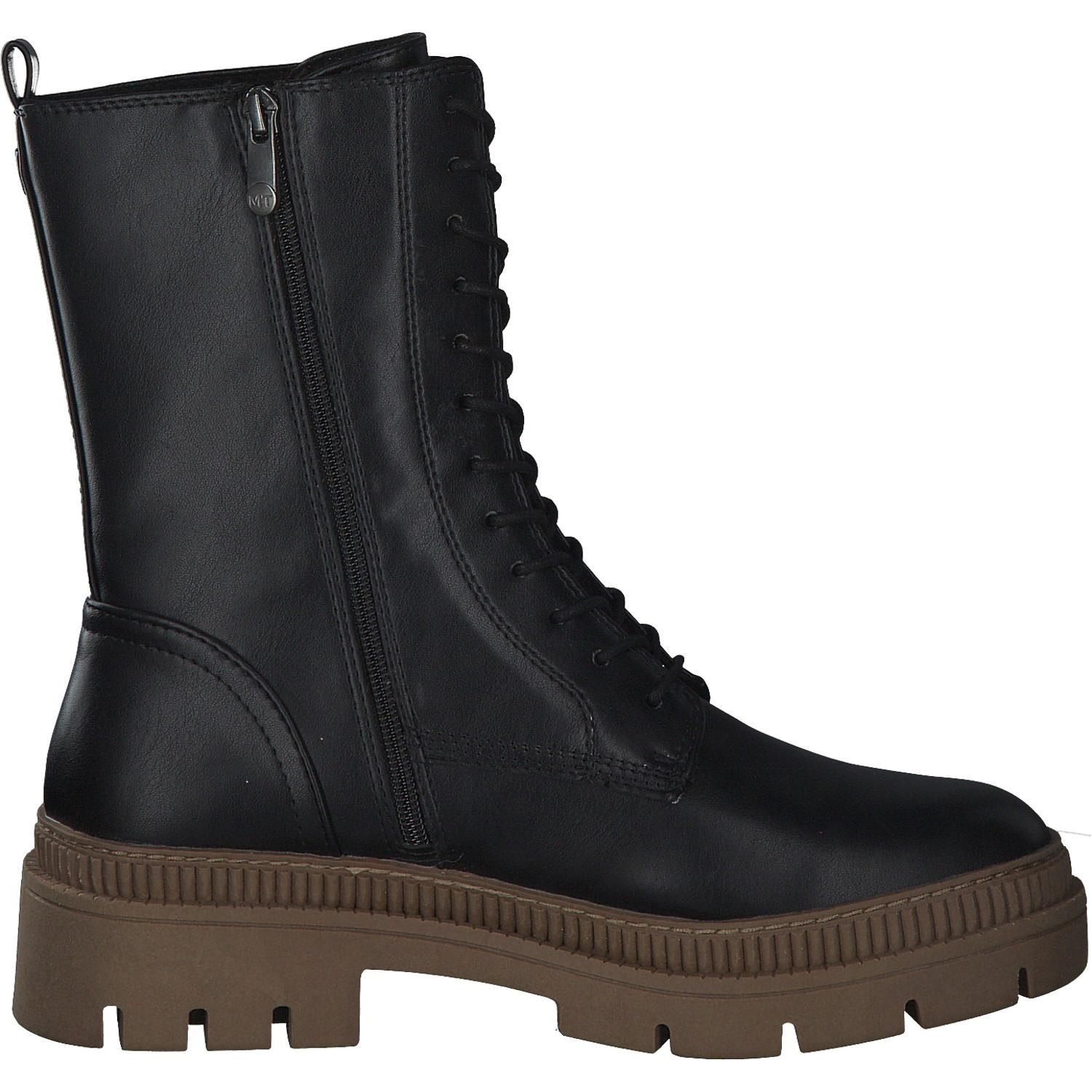 Marco Tozzi 25703, Schnürstiefel, Damen, BLACK / NATURE