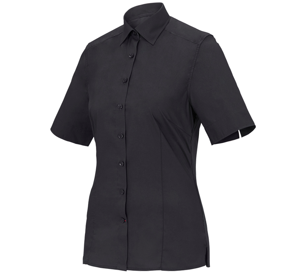 Business Bluse e.s.comfort, kurzarm