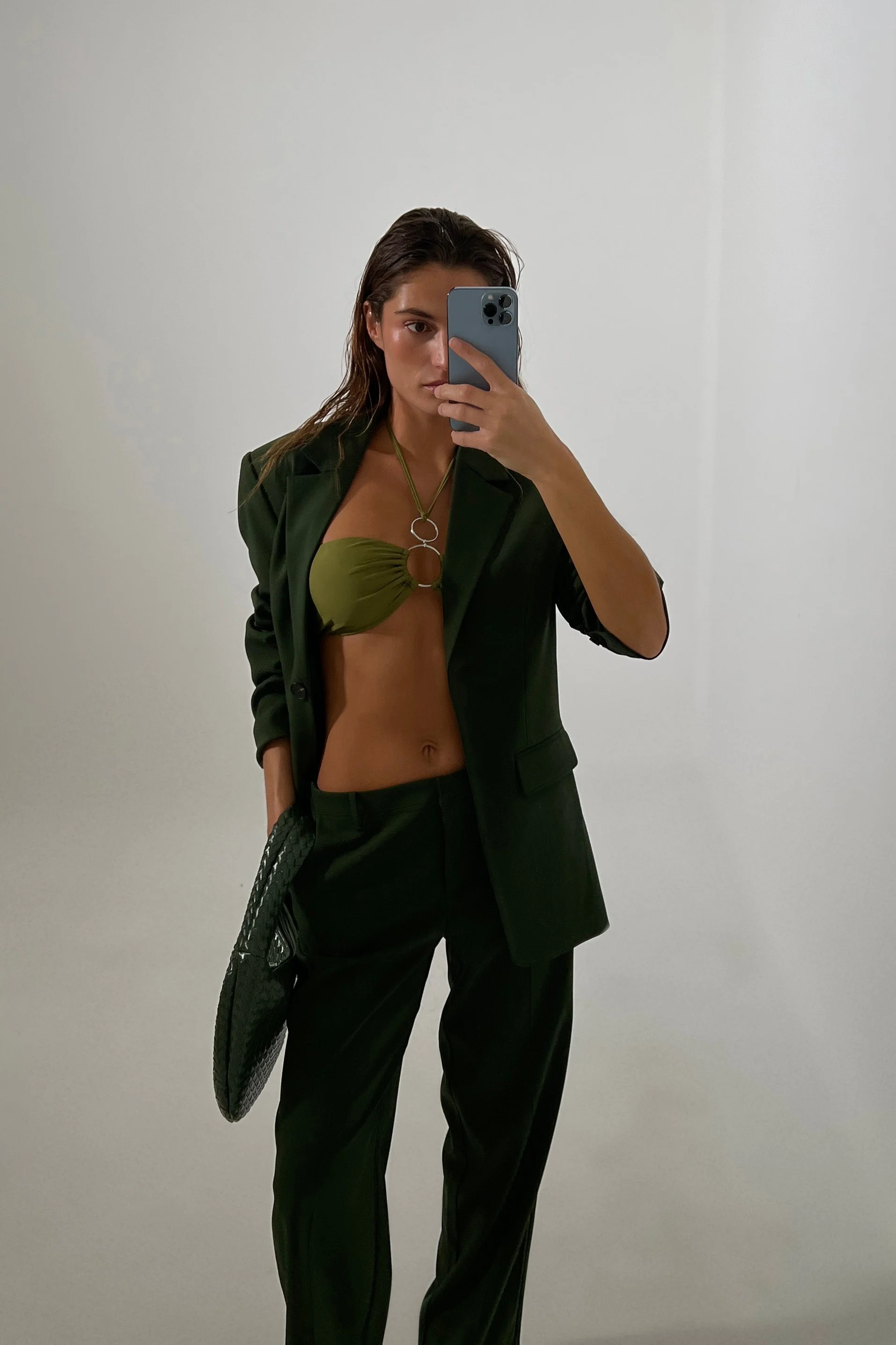 Taillierter Blazer mit einem Knopf