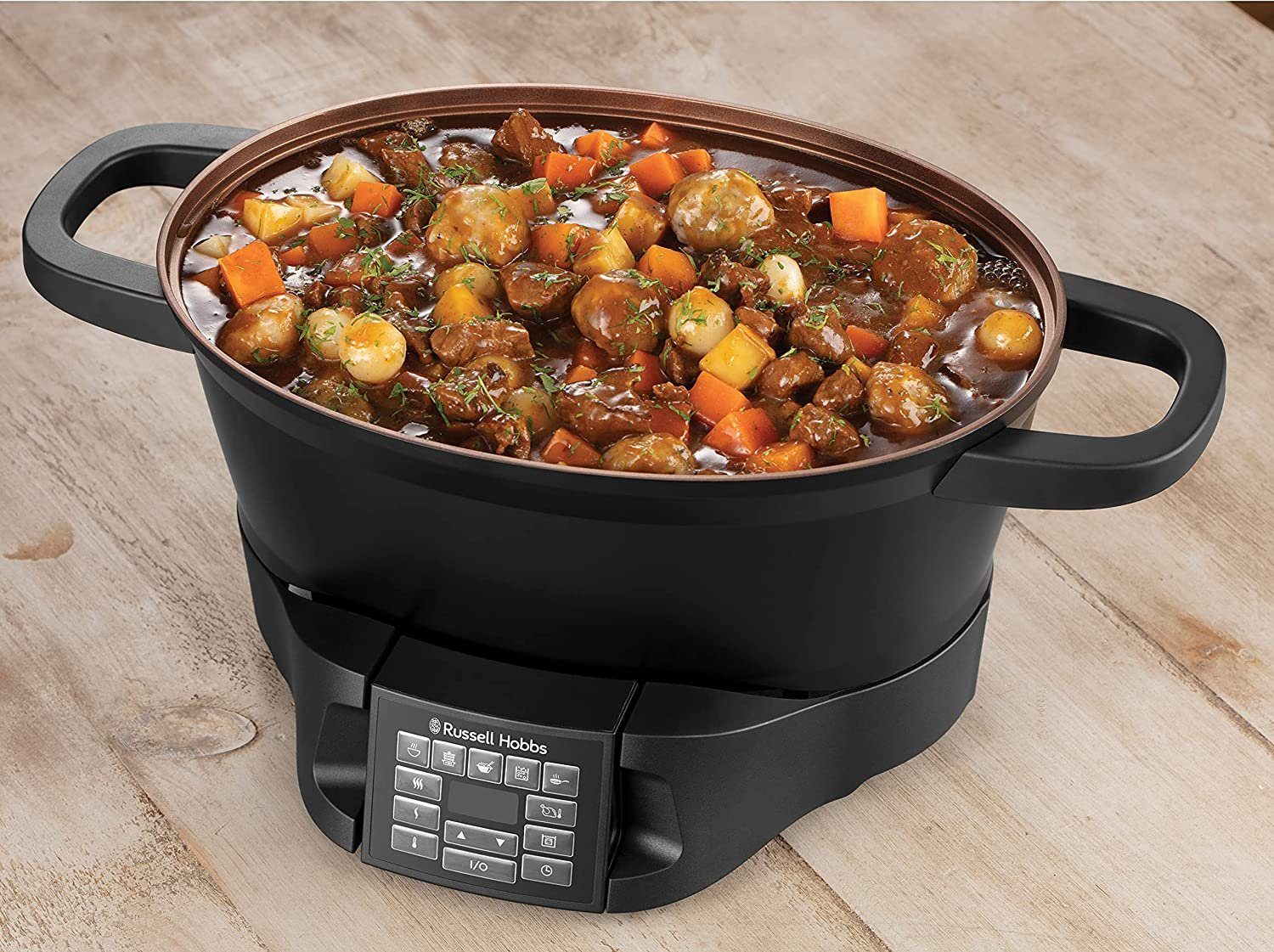RUSSELL HOBBS Multikocher 8 Funktionen Schongarer Reiskocher Sous Vide 28270-56, 750 W