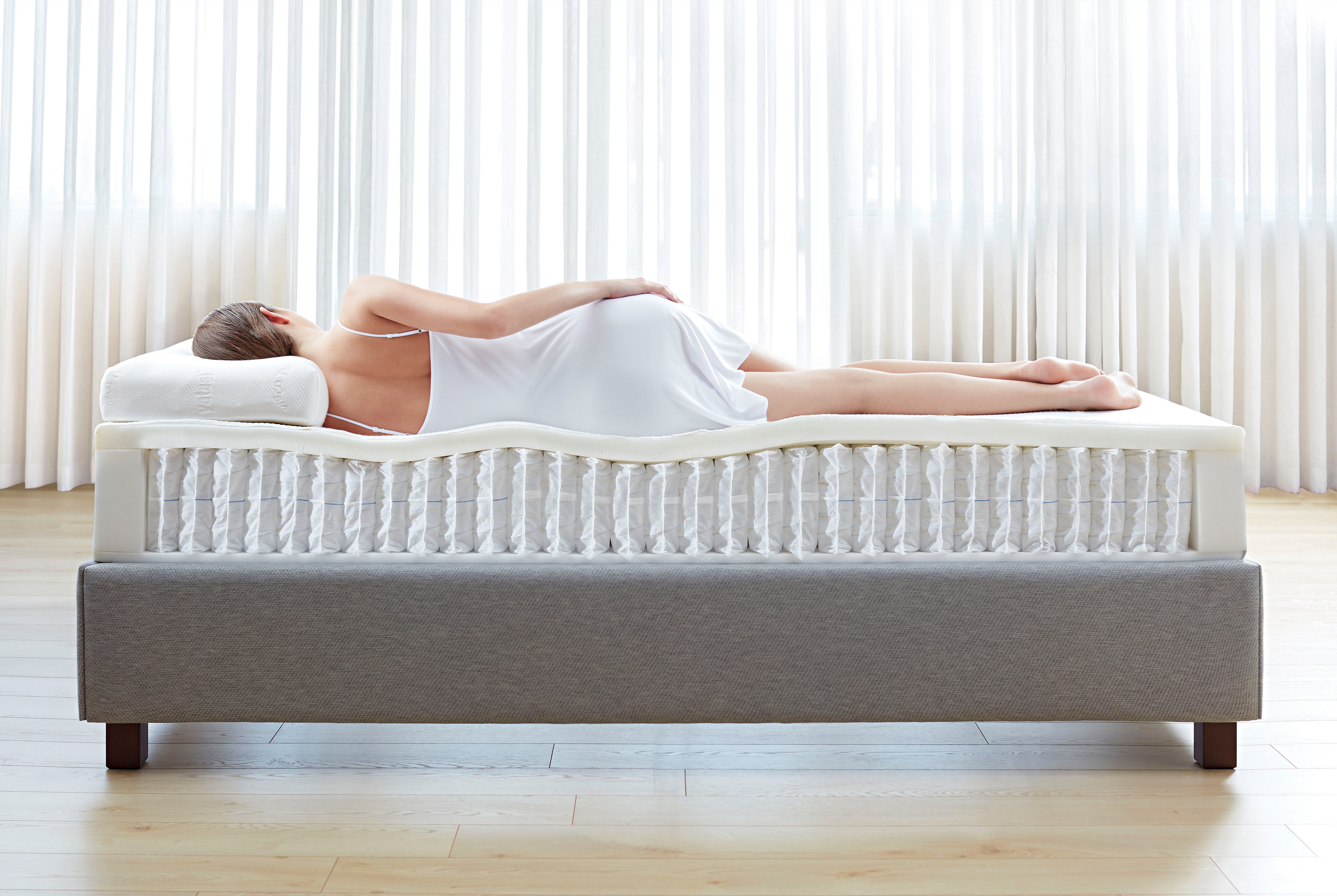 Taschenfederkernmatratze Dream Box Roll PRO, Yatas Bedding, 26 cm hoch, 3 Härten System-Feder, unterstützt jede Körperform bis 120 kg