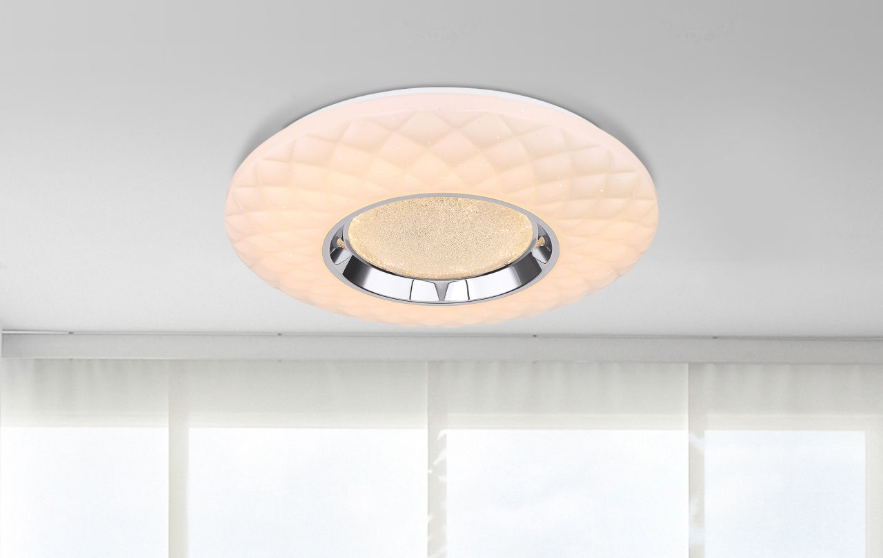 Globo Lighting - MAGNIFIQUE - Deckenleuchte Metall weiß, LED