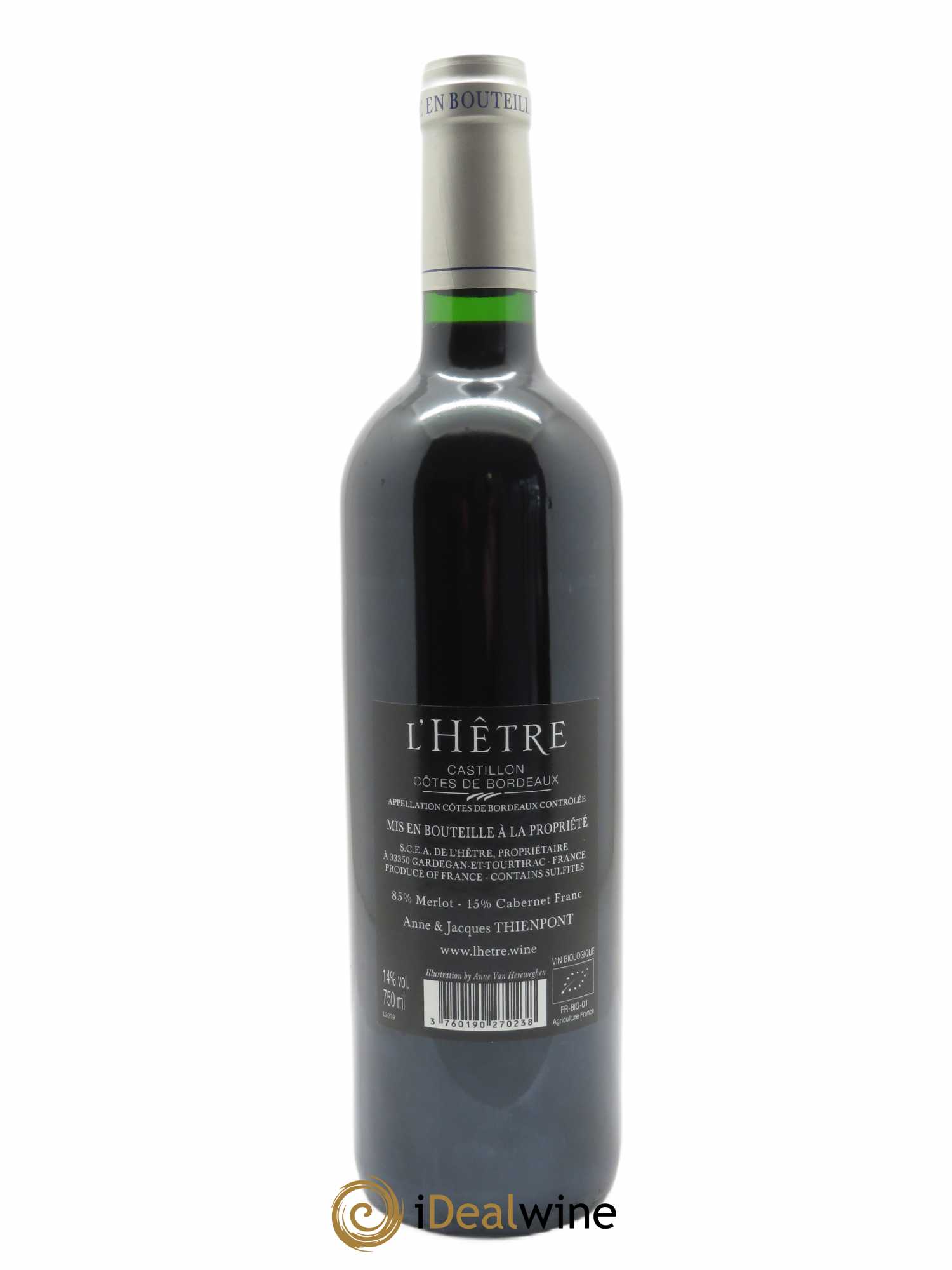 L'Hêtre  2019 - Lot de 1 Bouteille