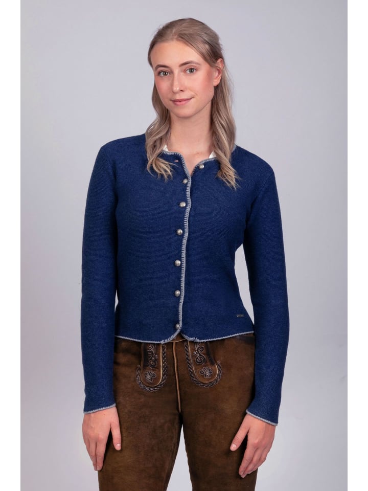 Edelnice Edelnice Strickjacke Mona königsblau in blau günstig kaufen