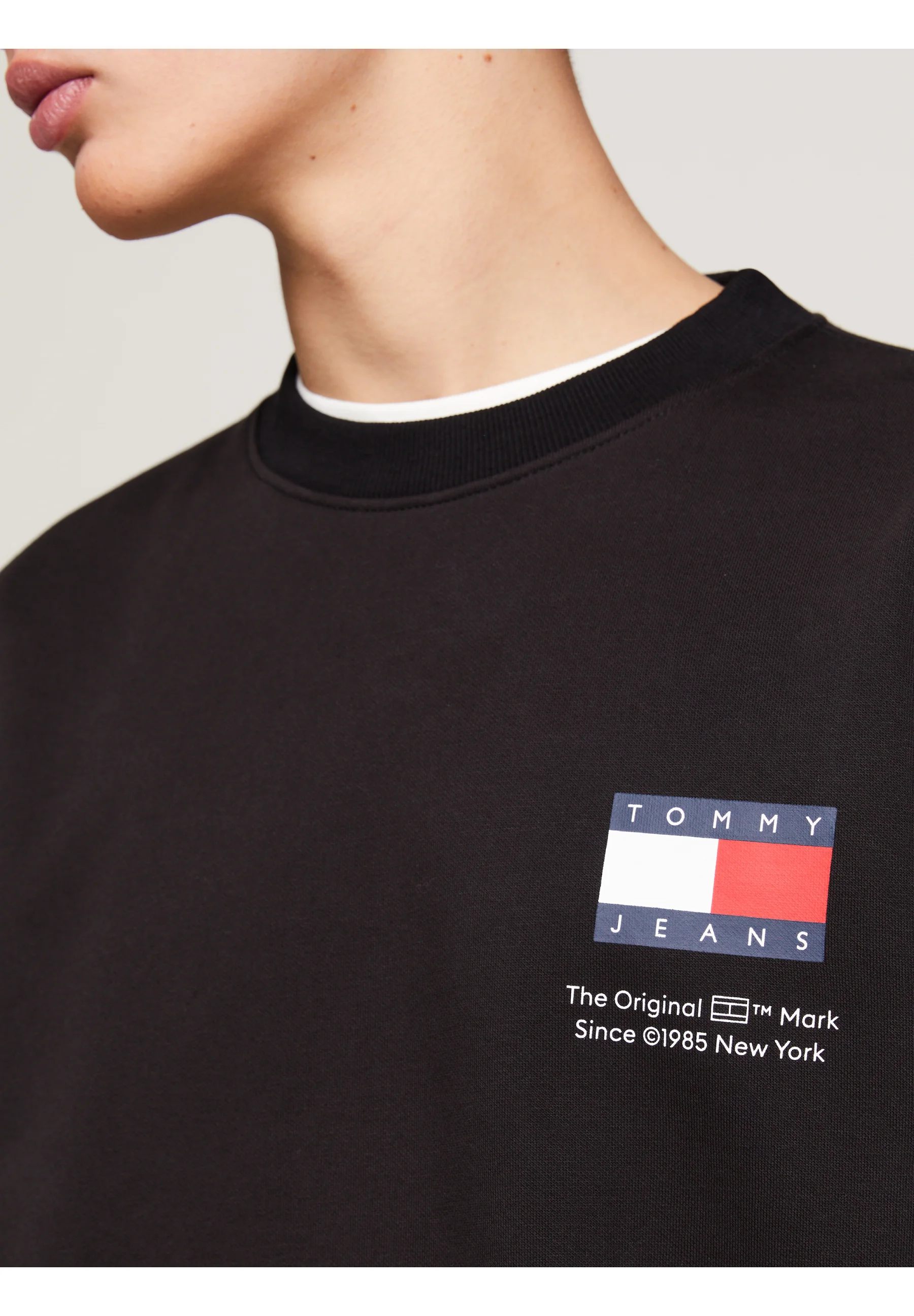 Tommy Jeans ESSENTIAL FLAG CNECK UNISEX - Sudadera