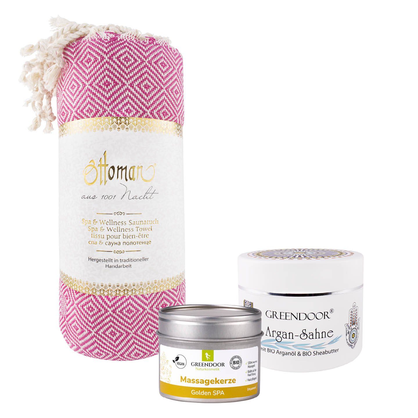 GREENDOOR Pflege-Geschenkset Hamam Set Luxury Spa