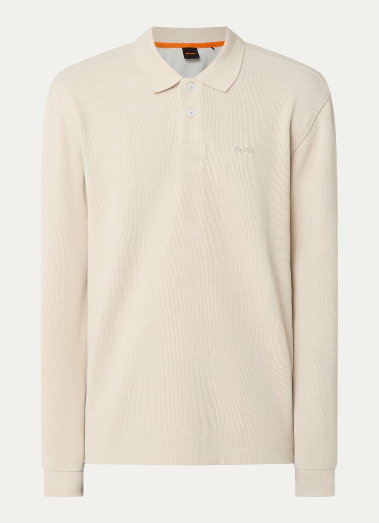 HUGO BOSS Poloskjorte med vanlig passform og logo