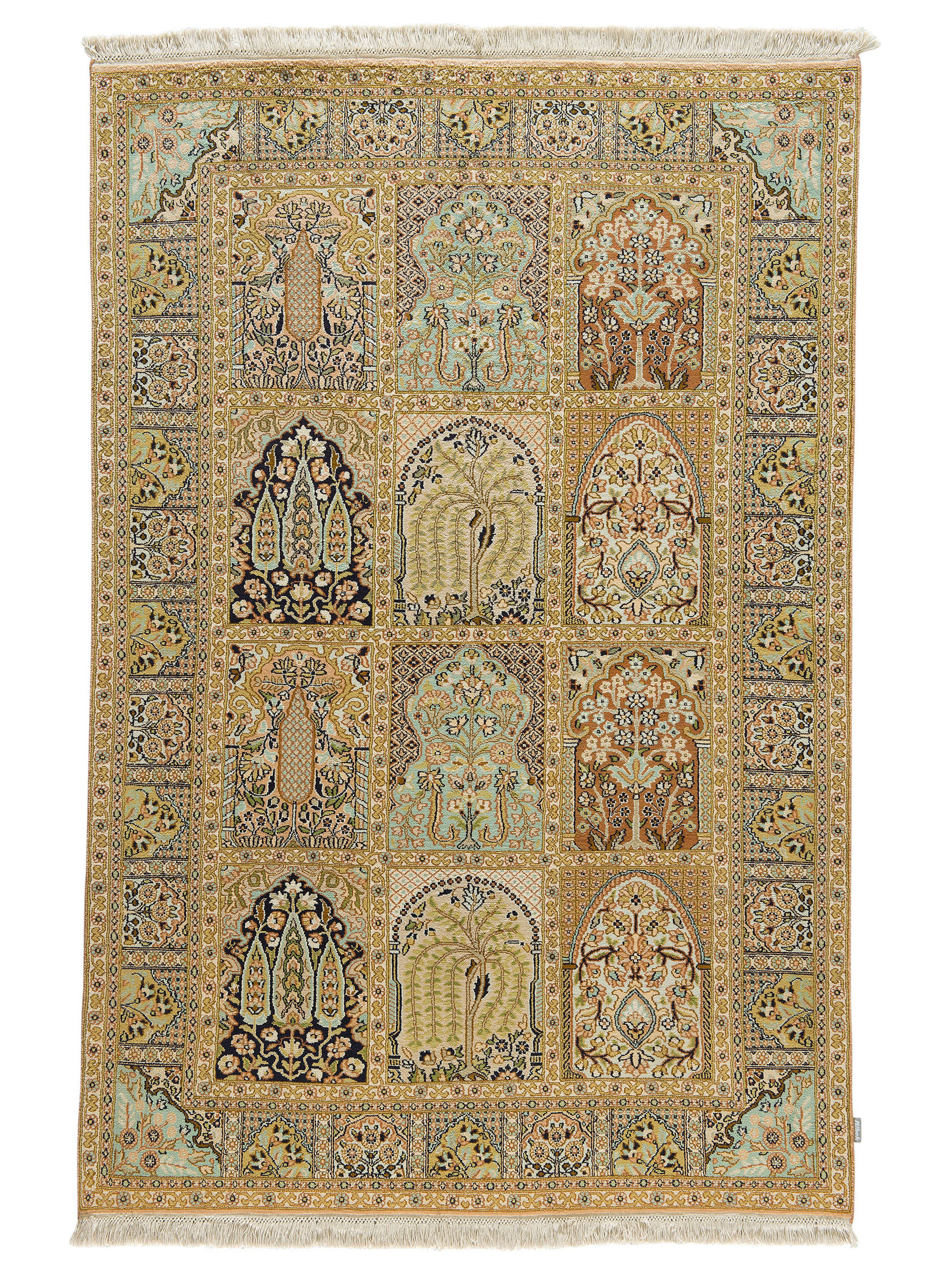 Kaschmir Seide 18/18 ca. 122 x 185 cm, Unikat / Einzelstück