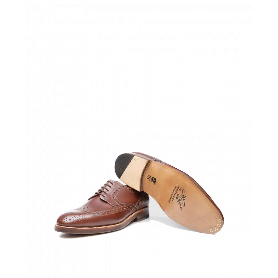 Heinrich Dinkelacker - Businessschuhe Derby LUZERN FULL-BROGUE AC Antikcalf - braun