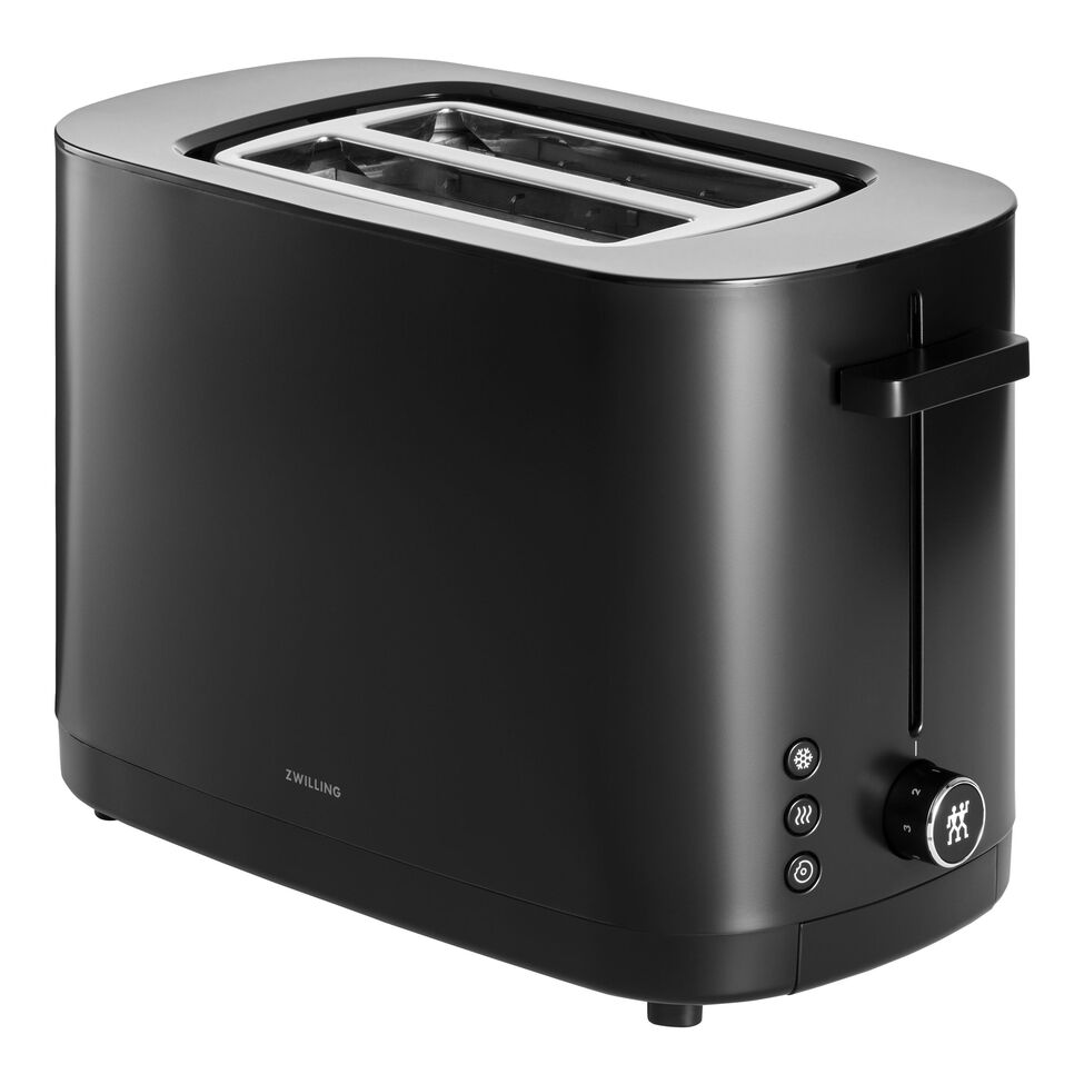 Toaster, 2 Schlitze kurz, Schwarz
