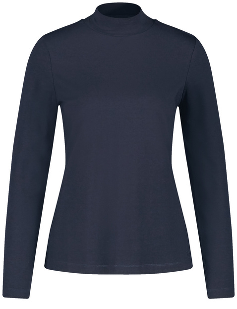 Langarmshirt aus Jersey mit Turleneck