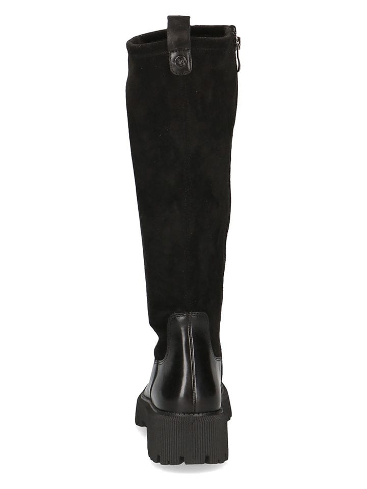 Caprice Leder-Stiefel in Schwarz günstig kaufen