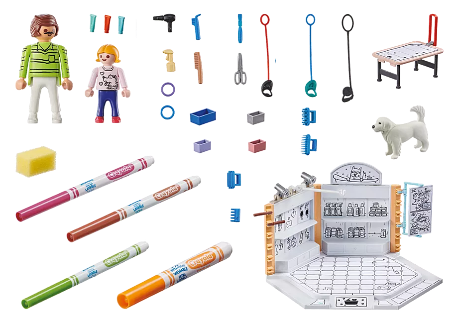 Playmobil Color Hundesalon