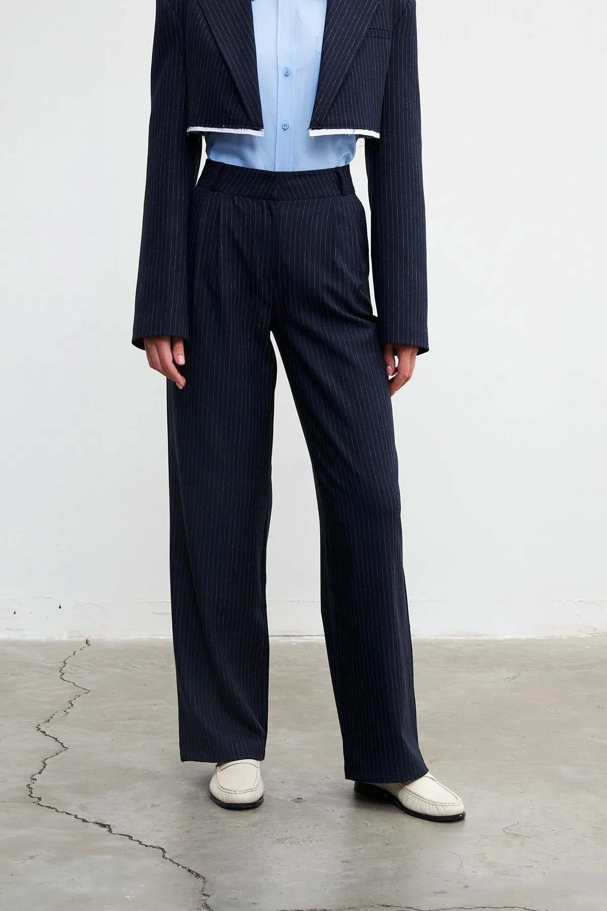 VATKALI  Palazzo-Hose mit hohem Bund – Premium-Edition
