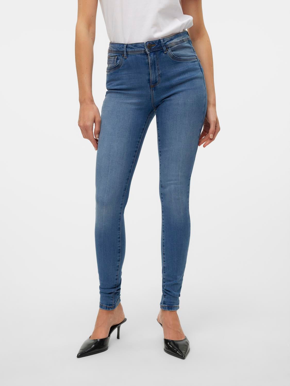 VMTANYA Mid Rise Skinny Fit Jeans
