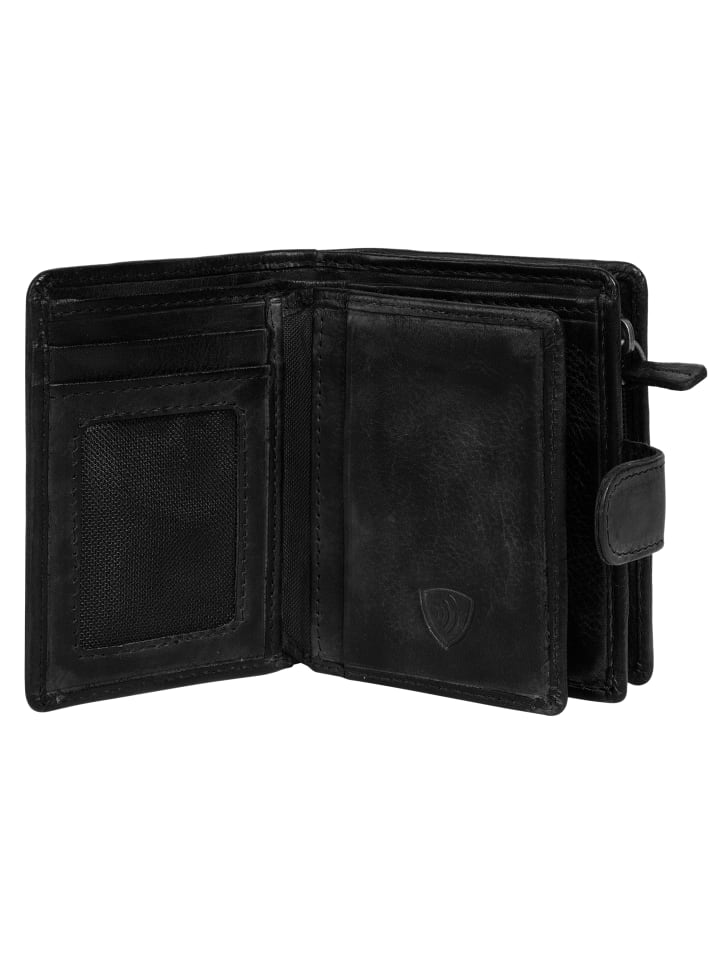 SPIKES & SPARROW Geldbörse in schwarz günstig kaufen onesize