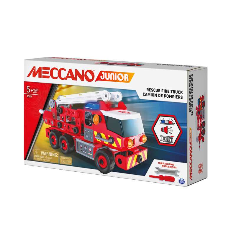 Coffret camion de pompier junior Meccano