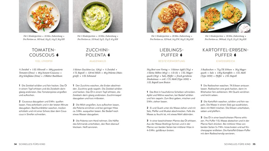 Kochen für Kleinkinder