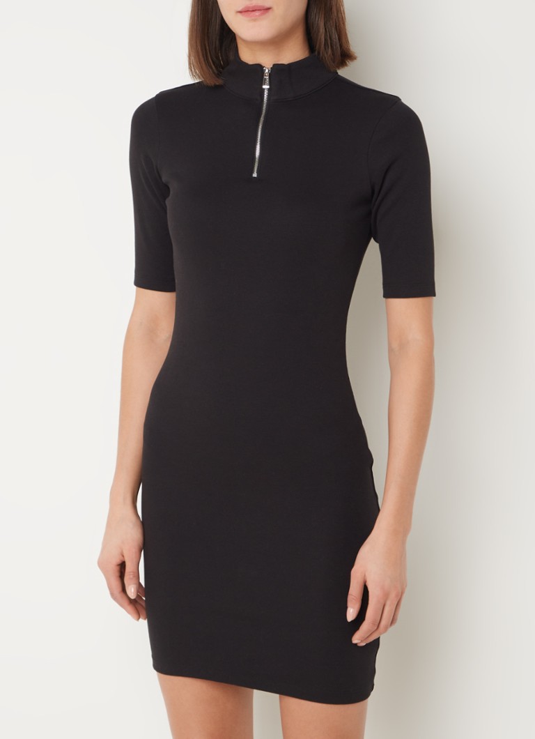 Minivestido Neriella con media cremallera de HUGO BOSS