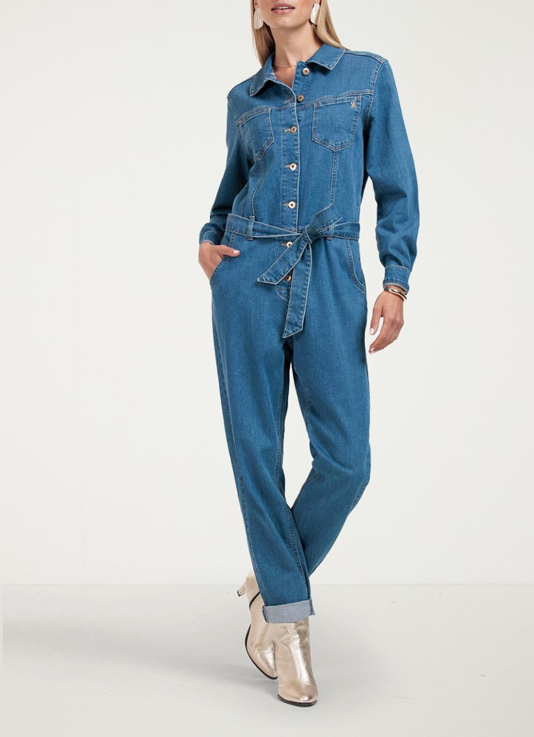 Salopetă skinny jeans din denim de la Studio Anneloes Ariane