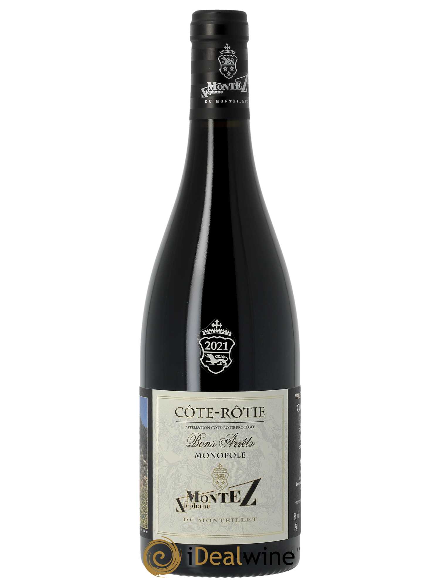 Côte-Rôtie Bons Arrêts Monteillet (Domaine du) - Stéphane Montez  2021 - Lot de 1 Bouteille