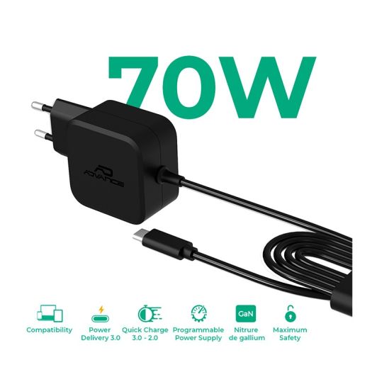 Încărcător universal ADVANCE PC USB-C 70W 6 accesorii